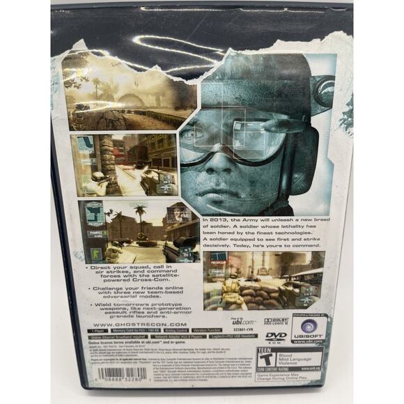 Tom Clancy's Ghost Recon Advanced Warfighter - Playstation 2 Ps2, Cib W/ Manual - Picture 3 of 7